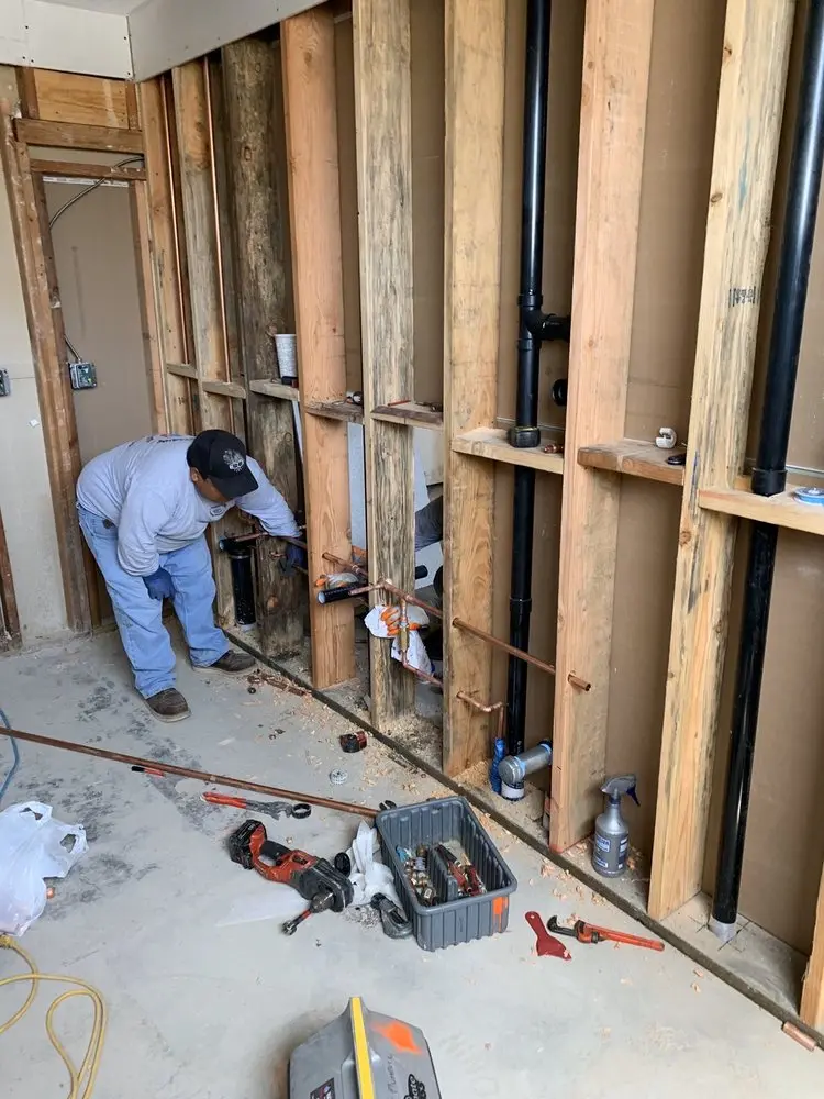Commercial rough-in plumbing for Gas Line Repair in Moundsville